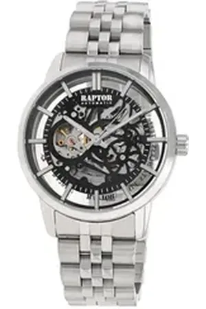 Raptor Quarzuhr RA20407 Skelett-Herrenuhr, Automatik, Edelstahl, versch. Farben