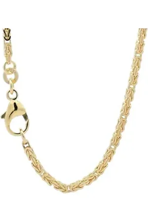 HOPLO Königskette Goldkette Königskette Halskette Breite 1,8 mm 42 cm 333-8 Karat Gold, Made in Germany goldfarben 42 cm Damengröße