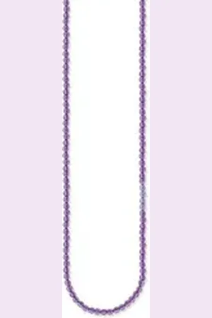 Thomas Sabo Kette ohne Anhänger KE1173-163-13 Halskette Damen Edelstein Amethyst Silber 70 cm