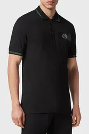 Philipp Plein Poloshirt Poloshirt schwarz L