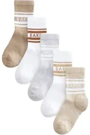 Ted Baker Kurzsocken Socken für Jungen im 5er-Pack (1-Paar) braun 26,5-30,5