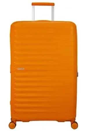American Tourister ® Hartschalen-Trolley FASTFORWARD, verschiedene Größen und Farben, 4 Rollen, Hartschalen-Koffer personalisierbar TSA-Schloss Volumenerweiterung orange 50 cm x 78 cm x 30 cm