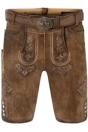 Wiesnkönig Trachtenlederhose Lederhose Fritz braun 58