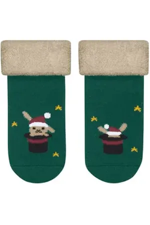 Falke Socken Baby Magic Bunny (1-Paar) mit nachhaltiger Baumwolle grün 74-80