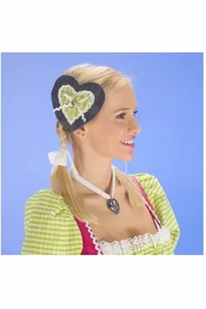 Andrea Moden Diadem Trachten Haarspange Grau