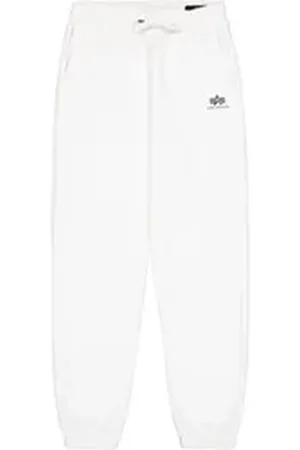 Alpha Industries Sweathose Basic Jogger Small Logo II weiß S