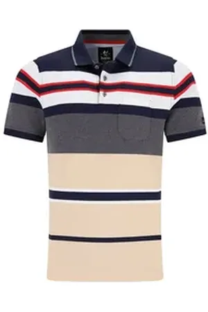 HAJO Poloshirt Strukturiertes Pikee-Poloshirt in stay fresh-Qualität 4XL