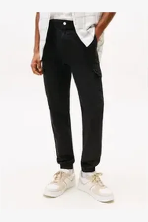 Tommy Hilfiger Cargohose TJM AUSTIN RIPSTOP CARGO Mit Gürtelschlaufen schwarz 30