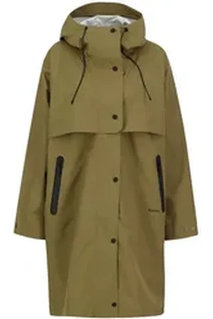 Barbour Regenmantel Damen Regenmantel JAYLA Regular Fit (1-tlg) grün 36