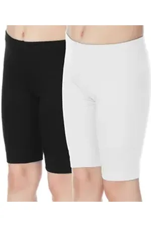 Merry Style Leggings Mädchen Kurze Leggings aus Viskose MS10-132 2-Pack (2-tlg) elastischer Bund schwarz 152