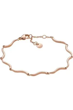 Skagen Edelstahlarmband Damen-Armband Edelstahl rosa