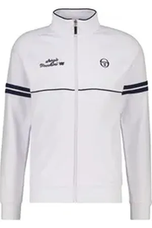 Sergio Tacchini Trainingsjacke ORION DAVIS TT Herren Trainingsjacke Herren, leichte Jacke, Retro, Sportjacke, Outdoor, Sale weiß L