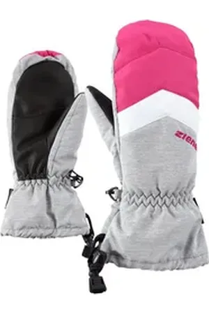 Ziener Fäustlinge Lettero AS® Mitten Glove Junior mit gesticktem Markenschriftzug rosa 3