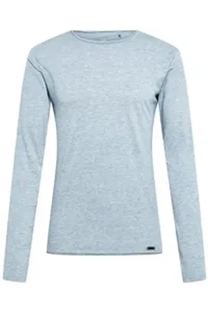 Key Largo Langarmshirt CHEESE (1-tlg) grau|silberfarben L