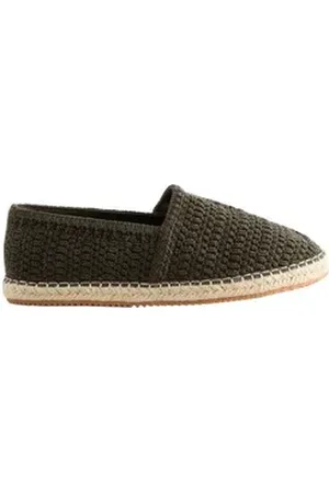 Next Espadrilles mit Häkel- und Strickdetails Espadrille (1-tlg) grün 43 EU