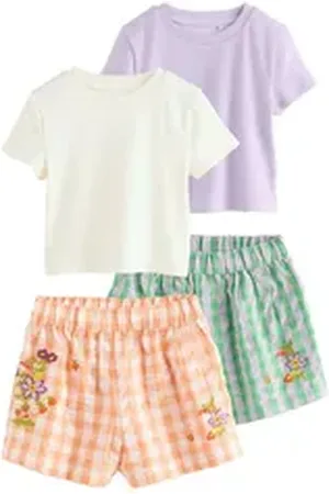 Next Pyjama Kurze Schlafanzüge, 2er-Pack (4 tlg) orange 98 (3 J.)