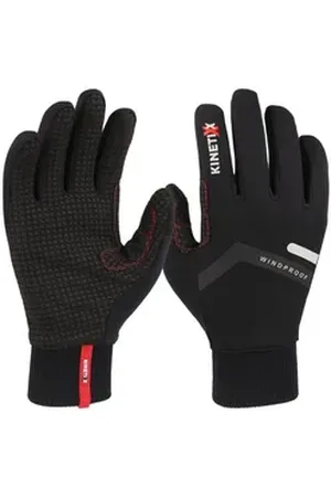 KinetiXx Langlaufhandschuhe Warmer Langlaufhandschuh Norik, (in schwarz) Grip, Kälteschutz, Winddicht, Touchscreen kompatibel, Wasserdicht 9,5