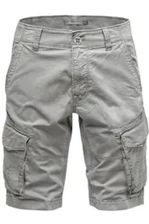 amaci Cargoshorts RIVERLEA Cargoshorts Herren Bermuda Short Hose Regular Fit grau W29