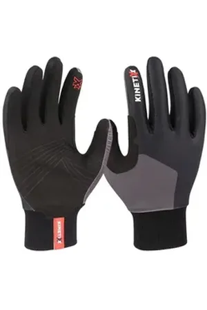 KinetiXx Langlaufhandschuhe Einstiegs-Langlaufhandschuhe Nilas, (in schwarz oder blau) Grip, Kälteschutz, Touchscreen kompatibel, Hoher Tragekomfort schwarz 10,5