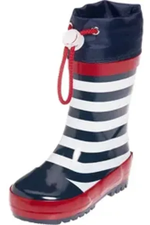 Playshoes Gummistiefel Gummistiefel maritim, in marine/weiß, Größe 28/29 blau