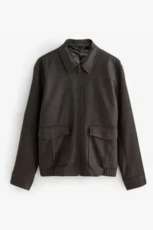 Next Blouson Elegante Blousonjacke (1-St) braun XXL (Normallänge)