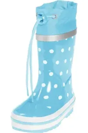 Playshoes Gummistiefel Gummistiefel Punkte, Größe: 22/23, Farbe: türkis blau