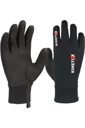 KinetiXx Langlaufhandschuhe Dünner, taktiler Langlaufhandschuh Sol 2.0, (in schwarz) Anatomische Passform, Grip, Atmungsaktiv 7,5