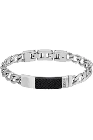 Fossil Armband Herren-Armband Edelstahl, Jewelry silberfarben