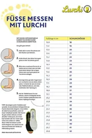 Lurchi Flipp Snowboots Snowboots, Reflektoren am Klett, Größenschablone zum Download blau 26 EU