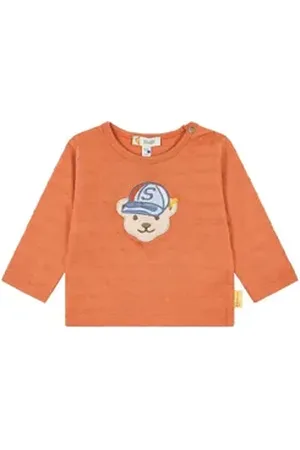 Steiff Langarmshirt T-Shirt langarm Catcher orange 86