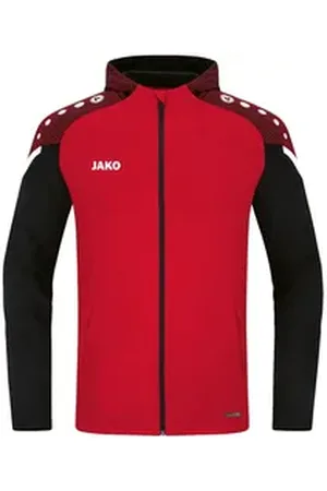 Jako Sweatjacke Performance Kapuzenjacke Kapuzenjacken Herren Polyester rot|schwarz S