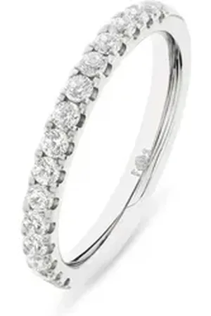 FAVS Fingerring Damen-Damenring Edelstahl 15 Zirkonia, Zirkonia silberfarben 52