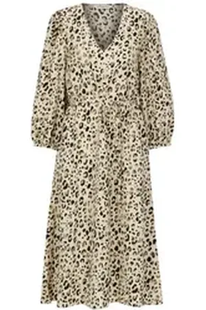 Moss Copenhagen Sommerkleid Damen Kleid MSCHALYONA VLORA (1-tlg) braun L