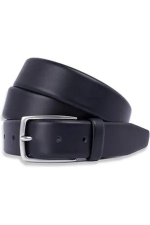 Roy Robson Ledergürtel Eleganter Business Ledergürtel mit modernem Design blau 95