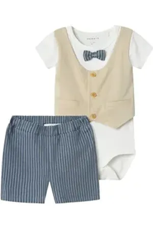 NAME IT Body Taufanzug NBMHELMAR weiß 74