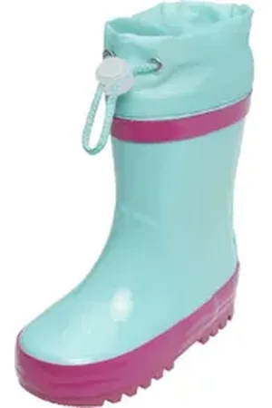 Playshoes Gummistiefel Gummistiefel Basic gefüttert, Farbe: türkis, Größe: 26/27 blau