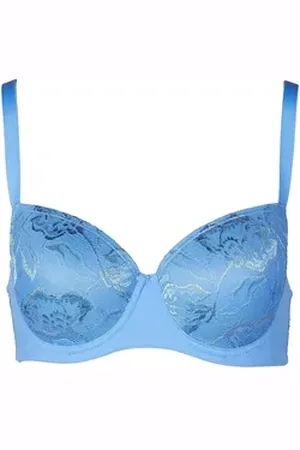 After Eden Bügel-BH Anna Padded wire bra in recycled lace blau 95