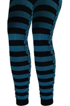 Hudson Leggings mit Rippenmuster und Zöpfen (Packung, 1-tlg., 1er-Pack) aus hautfreundlicher Baumwolle blau 40-42 (M)(2)