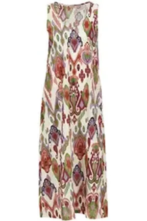 Kate Storm Sommerkleid Damen Sommerkleid aus Baumwolle (1-tlg) grün 44
