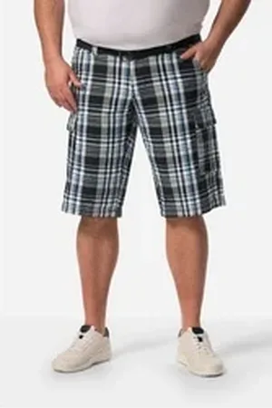 Boston Park Bermudas Cargobermuda Karo bis Gr. 74 schwarz 54