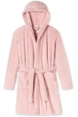 Schiesser Bademantel Teddy Fleece rosa 164