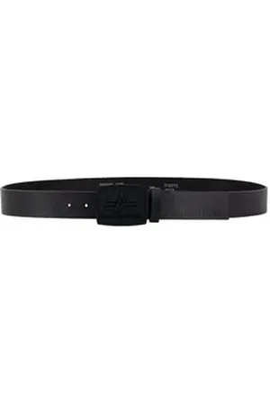 Alpha Industries Ledergürtel Accessoires - Belts All Black Belt