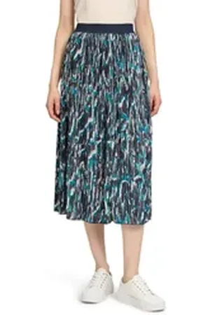 Betty & Co Betty&Co Midirock Midirock mit Plissee Plissee blau 40