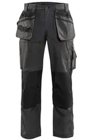 BLAKLADER BLÅKLADER Arbeitsbundhose Handwerker Arbeitshose Lightweight (1-tlg) grau|schwarz 156 (C114)