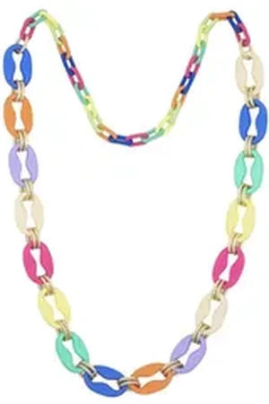 Alessandro Lange Kette Candy Loop, bunte Gliederkette bunt