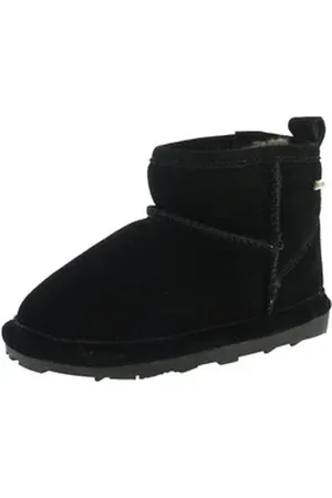 Axelda Mädchen Winterboots Schlupfstiefel schwarz 32