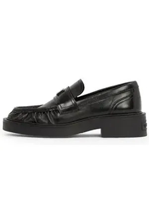 Tommy Hilfiger TJW ORIGIN LOAFER Loafer, Slipper, Halbschuh, Schlupfschuh, Businessschuh mit Zierriegel schwarz 41 EU