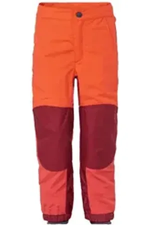 Vaude Funktionshose Kids Caprea Antimos Pants (1-tlg) besonders leichte Funktionshose für sportliche Aktivitäten orange 122/128