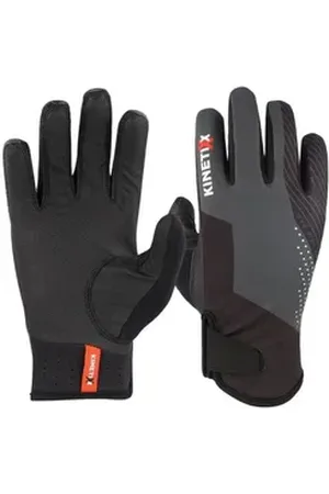 KinetiXx Langlaufhandschuhe Sportlicher Langlaufhandschuh Eike 2.0, (in schwarz, weiß, blau) Anatomische Passform, Wasserabweisend, Grip, Winddicht, Hoher schwarz 7,5