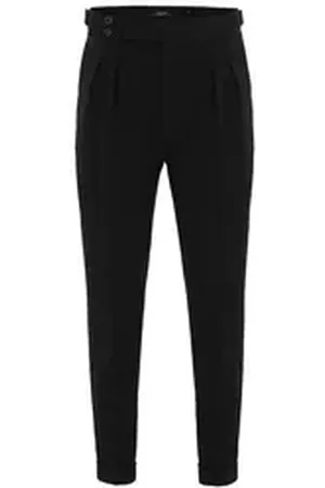 Antioch 7/8-Strandhose Bukres - High Waist - Buckle Detailed - Pleated -Textured 34
